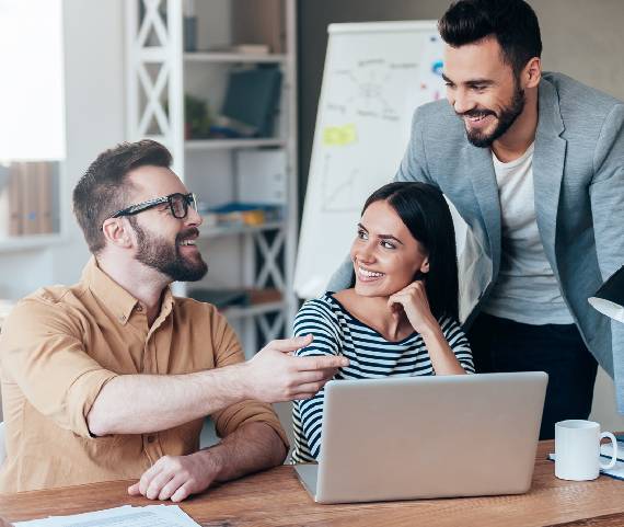 professional IT solutions agency team collaboration